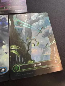 🌈 Galaxy Foil Land Set x5 - Forest Swamp Mtn Plains Island - Edge of Eternities - Image 3