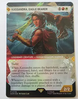 Kassandra, Eagle Bearer (Showcase) Universes Beyond: Assassin's Creed Foil Mtg - Image 1