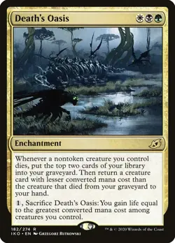 IKO DEATH'S OASIS 1x Rare Magic Ikoria Lair of Behemoths MTG NM - Image 1