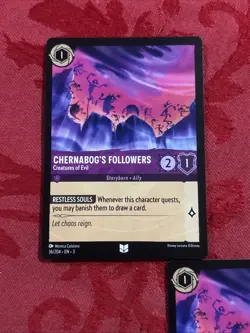 2x Lorcana Inklands - Chernabog's Followers - Creatures of Evil - 36/204 - x2 - Image 3