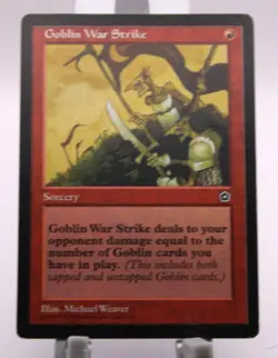MTG Goblin War Strike (Portal Second Age) Regular LP - Image 1