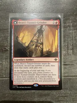 MTG Brass's Tunnel-Grinder (135/491) The Lost Caverns of Ixalan NM - Image 1
