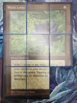 Ultra Pro Puzzle Quest Black Lotus 8/9 Pieces Complete - Image 1