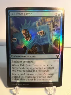 FOIL Fall from Favor | MtG Magic Commander Legends | English | Near Mint - Image 1