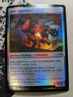 Iron Apprentice NEO MTG 248/302 - NEO - FOIL - LP (Warped Card) - Image 1