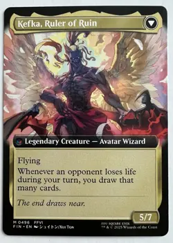 Kefka, Court Mage (Extended Art) #496 MTG Final Fantasy - Image 2