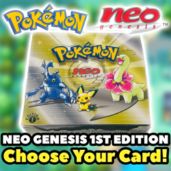 Pokemon NEO GENESIS 1ST EDITION Choose Your Card 2000 VINTAGE WOTC NM/LP ENGLISH - Image 1