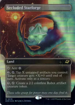 MTG Secluded Starforge (Borderless) (316) | NM Foil | Edge of Eternities (EOE) - Image 2