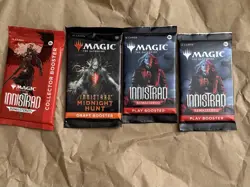 MTG Innistrad Collector, Draft And Play Booster Packs (4pks) - Image 1