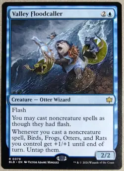 Valley Floodcaller - Bloomburrow (BLB) - Rare Regular -NM- Free Shipping - Image 1