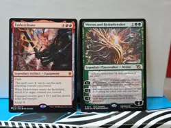 Embercleave & Wrenn And Realmbreaker , LOT OF 2 CARDS "MAGIC THE GATHERING" - Image 1
