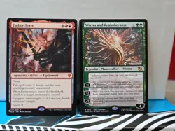 Embercleave & Wrenn And Realmbreaker , LOT OF 2 CARDS "MAGIC THE GATHERING" - Image 2