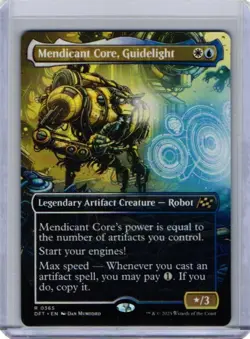 x1 Mendicant Core, Guidelight DFT Aetherdrift MTG 365 RARE BORDERLESS M/NM 1x - Image 1