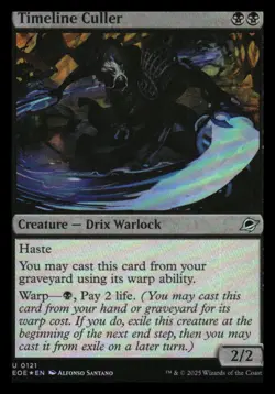 Timeline Culler Foil Edge of Eternities MTG NM - Image 1