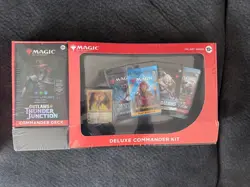 MTG: Outlaws of Thunder Junction Deluxe Commander Kit Set (Set of 4) - See Desc - Image 1