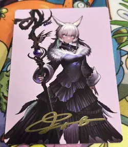 MTG Y'shtola, Night's Blessed Gold-Stamped Signature Art Card (53/53) NM/M - Image 1