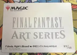 MTG Y'shtola, Night's Blessed Gold-Stamped Signature Art Card (53/53) NM/M - Image 2