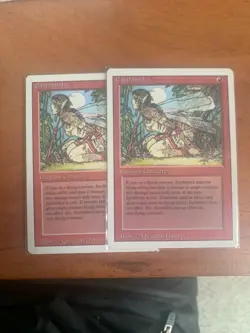 x1 MTG Earthbind (MTG - Revised Edition) Light Play Magic the Gathering - Image 1