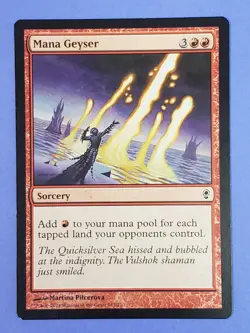 Mana Geyser LP #147 Conspiracy MTG - Image 1