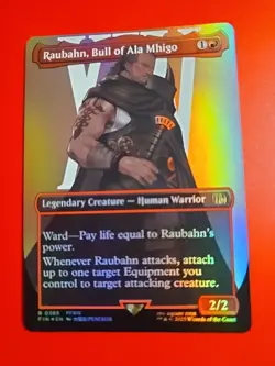 Raubahn, Bull Of Ala Mhigo Foil Mtg - Image 1