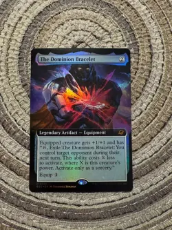 THE DOMINION BRACELET FOIL EXTENDED ART - Mythic - EOE Edge of Eternities MTG - Image 1