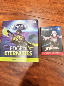Magic The Gathering Edge Of ETERNITIES + Spiderman 2099 Welcome Deck SDCC 2025 - Image 1
