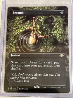 Entomb (Borderless) Dominaria Remastered Regular - Image 1