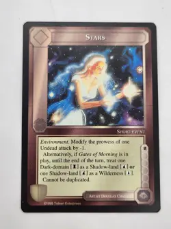 Middle-Earth CCG MECCG Stars The Wizards Limited LOTR Uncommon Card NEAR MINT - Image 1