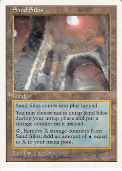 Sand Silos *Rare* Magic MtG x1 Fifth 5th Edition SP - Image 1