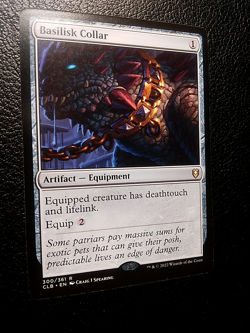 MTG - Basilisk Collar - CLB 300/361 - Battle for Baldur's Gate - Rare - Magic - Image 3