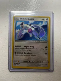 Pokemon TCG Shining Lugia SM82 Black Star Promo Card Near Mint Condition - Image 1