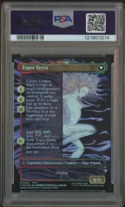2025 MTG Final Fantasy E Artist Borderless Foil #0323 Terra PSA 10 GEM MINT - Image 2