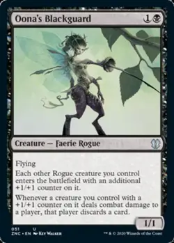 Hero Deal, English - 4 x MTG Oona's Blackguard Commander: Zendikar Rising - Image 1