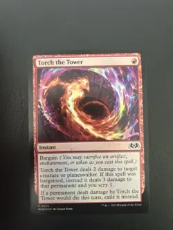 Foil Torch the Tower Wilds of Eldraine Mtg 153 Common - Image 1