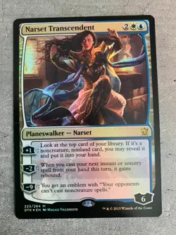 Narset Transcendent [FOIL] Mtg - Dragons of Tarkir NM Never Played - Image 1