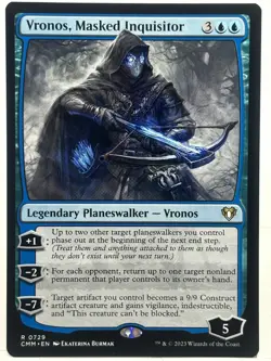 Vronos Masked Inquisitor NM/M* Commander Masters ENGLISH 0729 mtg -UnltdCards - Image 1