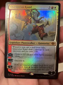 Magic the Gathering (mtg): LCI: Quintorius Kand - Mythic - Foil - Image 1