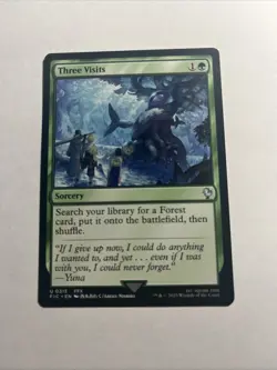 Three Visits - Commander: FINAL FANTASY MTG Plus Bonus Rare!!! - Image 1