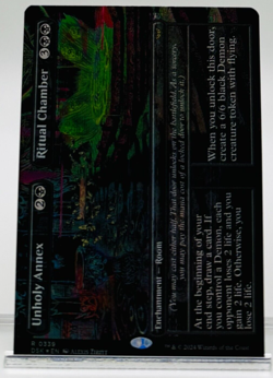 MTG Unholy Annex Ritual Chamber - Borderless Foil - Duskmourn #339 - Near Mint - Image 1