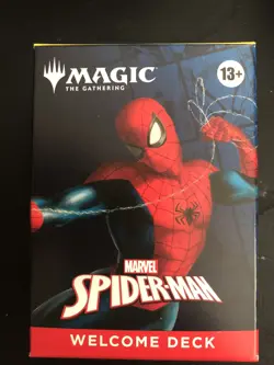 Magic The Gathering Marvel Spider-Man Welcome Deck WHITE DECK ONLY SDCC 2025 - Image 1