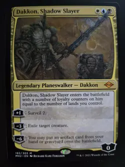 Dakkon, Shadow Slayer NM Modern Horizons 2 MTG FREE SHIPPING - Image 1