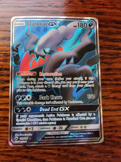 Darkrai GX 139/147 Full Art Ultra Rare - 2017 SM Burning Shadows Pokemon TCG LP - Image 1