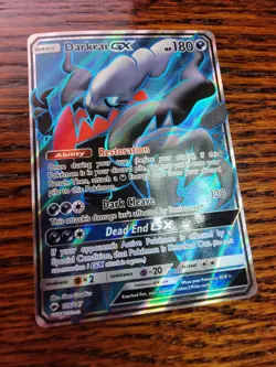 Darkrai GX 139/147 Full Art Ultra Rare - 2017 SM Burning Shadows Pokemon TCG LP - Image 2
