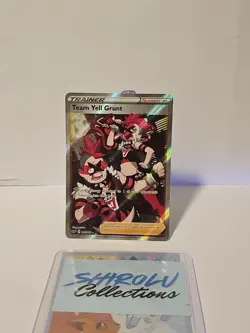 Team Yell Grunt - 202/202 - Pokemon Sword Shield Base Set Full Art Rare Card NM - Image 1