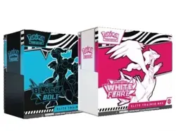 Pokemon Black Bolt & White Flare Elite Trainer Box ETB Bundle Presale SHIPS 7/18 - Image 1