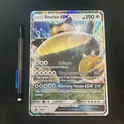 Pokemon Snorlax GX SM05 SM Promos Oversize Jumbo Holo Rare NM - Image 1