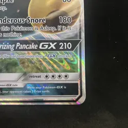 Pokemon Snorlax GX SM05 SM Promos Oversize Jumbo Holo Rare NM - Image 4