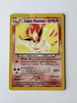 Pokemon Light Flareon 46/105 Neo Destiny lightly played - Image 1