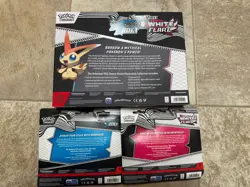 Pokemon Black Bolt & White Flare Victini And 2 Tech Booster Packs Bundle / Lot - Image 2