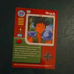 TV4 Brock - HOLO - Topps TV Animation Edition Pokemon TCG Card - Image 2